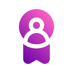 customer loyalty gradient icon