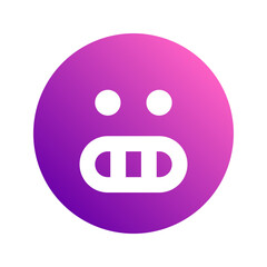 grinning gradient icon