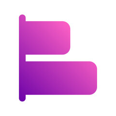 bar chart gradient icon