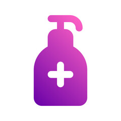 hand sanitizer gradient icon