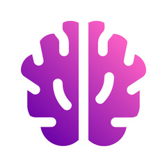 brain gradient icon
