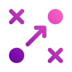 strategy gradient icon