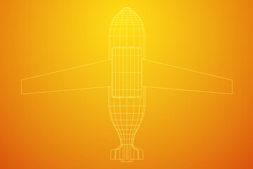 Aerial Weapon Guided Smart Bomb with Wings