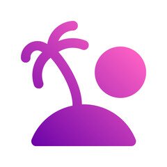 island gradient icon