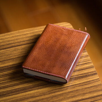 Leather notebook
