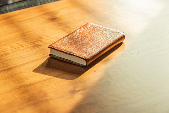 Leather notebook