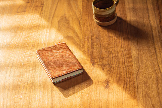 Leather notebook