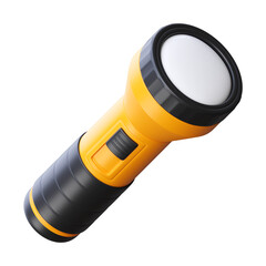 3d render flashlight isolated on white