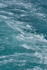 Fototapeta premium Waves and foam on the Bosphorus in Istanbul