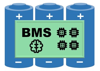 bms logo battery, Battery Management System, 