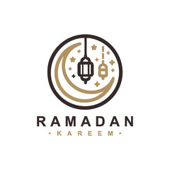 Ramadan Kareem vector design, ramadan logo vector