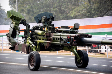 Move-able Radar of anti aircraft gun.