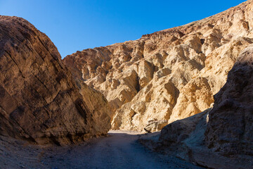 Fototapeta na wymiar Golden Canyon at Death Valley National Park