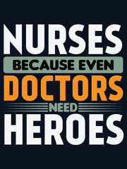 Survive Nurse custom Typography T-shirt design vector File  