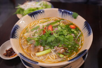 Bún Bò Huế Noodle, Vietnamese Food - ベトナム料理 ブンボーフエ