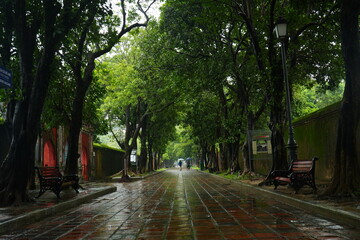 Fototapeta premium Hue Imperial Citadel in Hue, Vietnam - ベトナム フエ グエン朝王宮