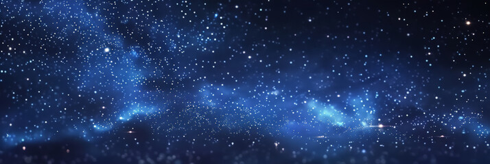 a starry sky filled with stars, space galaxy cosmos nebula milky way banner