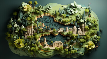 Explore Ancient Asian Architecture and Religious Statues: A Journey Through Thailand, China, and More!, generative AI