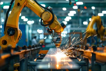 Industrial robotics: Robotic arm welding for enhanced productivity