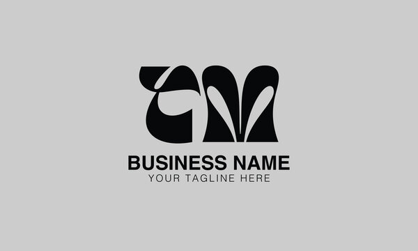 TM T tm initial logo | initial based abstract modern minimal creative logo, vector template image. luxury logotype logo, real estate homie logo. typography logo. initials logo