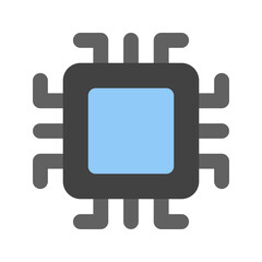 chip flat icon