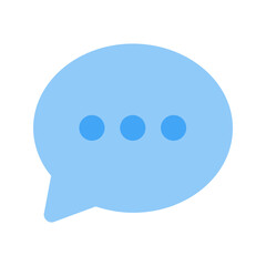 bubble chat flat icon