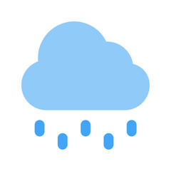 rain flat icon