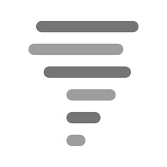 Obraz premium tornado flat icon