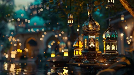 Zelfklevend Fotobehang Captivating ramadan kareem images: celebrate the holy month with stunning stock photos on adobe stock © touseef