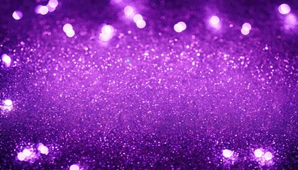 Festive Purple background with sparkles light. Holiday concept