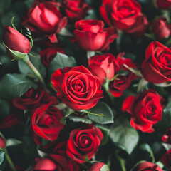 bouquet of roses     ,Ai generative