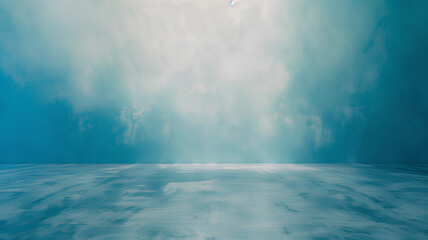 An ethereal blue textured backdrop with soft light diffusion, ideal for graphic design or creative backgrounds.
