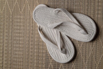 綿素材の草履