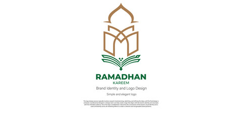 Islamic and ramadhan kareem logo design for graphic designer and web developer