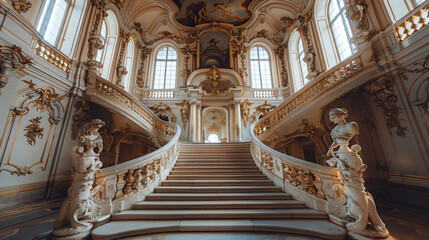 The beautiful architecture of Belvedere. - obrazy, fototapety, plakaty