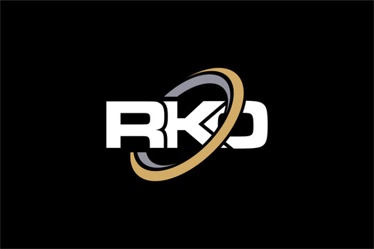 RKO creative letter logo design vector icon illustration