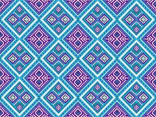 asian ikat seamless pattern traditional design illustration for background carpet clothing and home decoration 