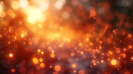 Golden Hour Bokeh - Showcasing golden hour light with a bokeh effect, where warm tones of the setting sun blend with soft, out-of-focus light orbs