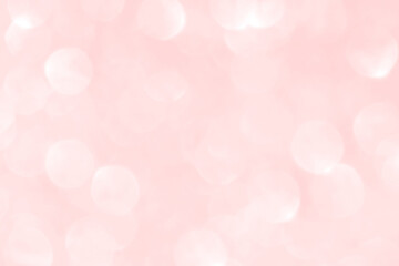 Pink pastel bokeh glitter soft light sparkling Wedding, love, valentine, happy and  romance background concepts. New Year, Christmas backdrop. 