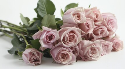 Classic elegance with long-stemmed roses, symbolizing romance and affection