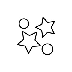 space objects icon, planet