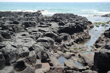 Sea of Jeju, basalt coast