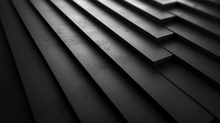 Obraz premium Monochrome Geometric Gradient: Shades of Gray Transitioning Through Geometric Forms