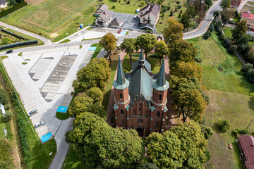 Łużna kościół, Malopolska, Poland, EU - obrazy, fototapety, plakaty