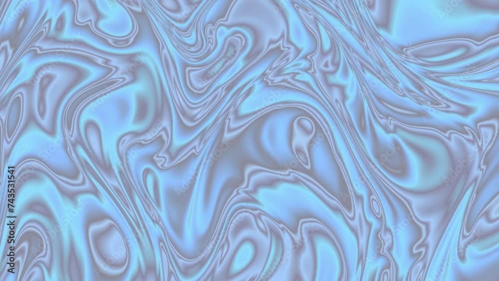 Poster liquid marble background in blue tones. background of abstract motion of liquid waves. abstract art.