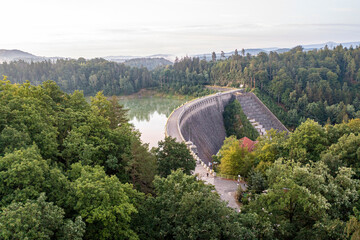 Zapora Pilchowice na rzece Bóbr © Maciej G. Szling