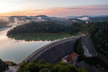 Zapora Pilchowice na rzece Bóbr © Maciej G. Szling