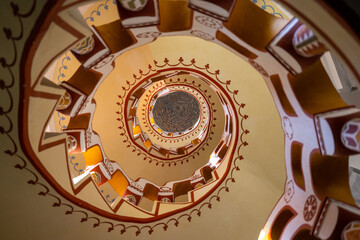 Fototapeta premium Creative stairways bottom to top