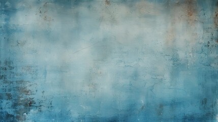 Blue Grunge Background. Abstract Vintage Texture Design with Subtle Colours and Old Paper Effect