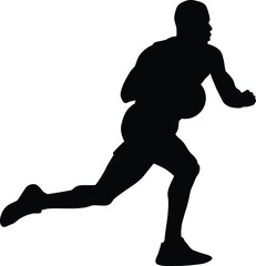Basketball player silhouette illustration